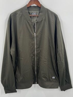 097 Benny Gold Men’s Olive Green Men's Bomber Jacket - 3XL